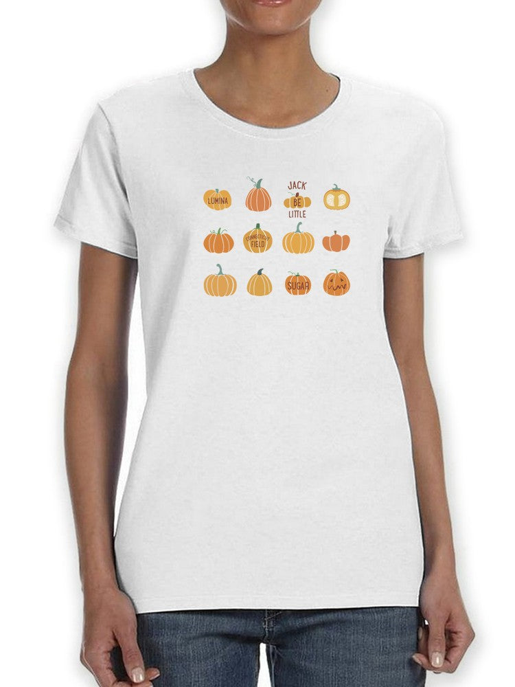 Autumn And Pumpkins T-shirt -SmartPrintsInk Designs
