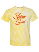 Spicy Girl Quote Tie-Dye Cyclone -SmartPrintsInk Designs
