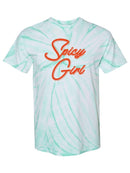 Spicy Girl Quote Tie-Dye Cyclone -SmartPrintsInk Designs