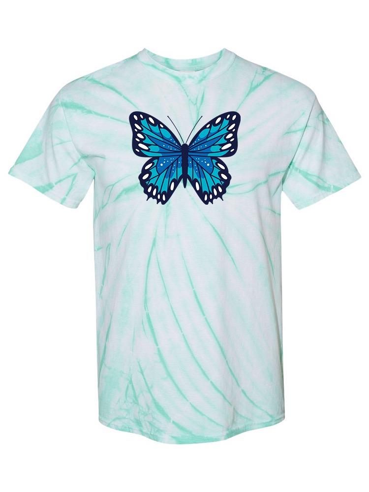 Cute Blue Butterfly T-shirt -SmartPrintsInk Designs