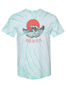 Waves And Sun T-shirt -SmartPrintsInk Designs