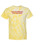 Block His Number Tie-Dye Cyclone -SmartPrintsInk Designs