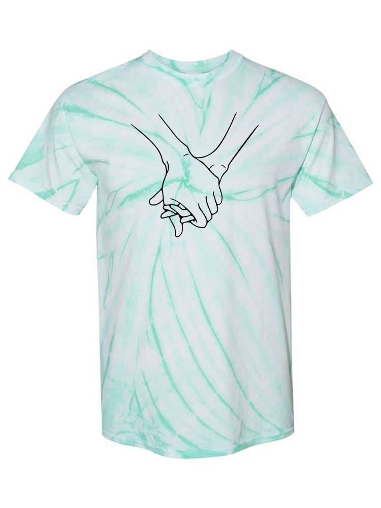 Holding Hands T-shirt -SmartPrintsInk Designs