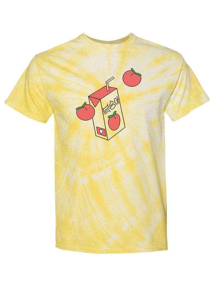 Peach Juice T-shirt -SmartPrintsInk Designs