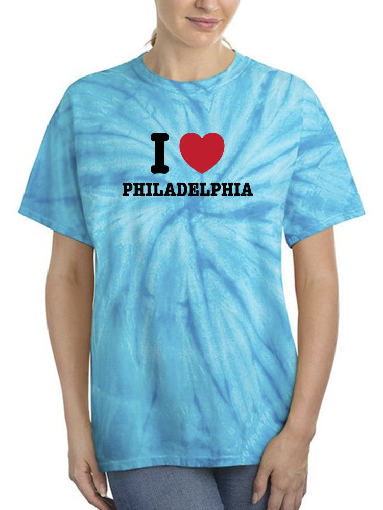 I Love Philadelphia Tie-Dye Cyclone -SmartPrintsInk Designs