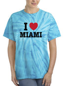 I Love Miami Tie-Dye Cyclone -SmartPrintsInk Designs