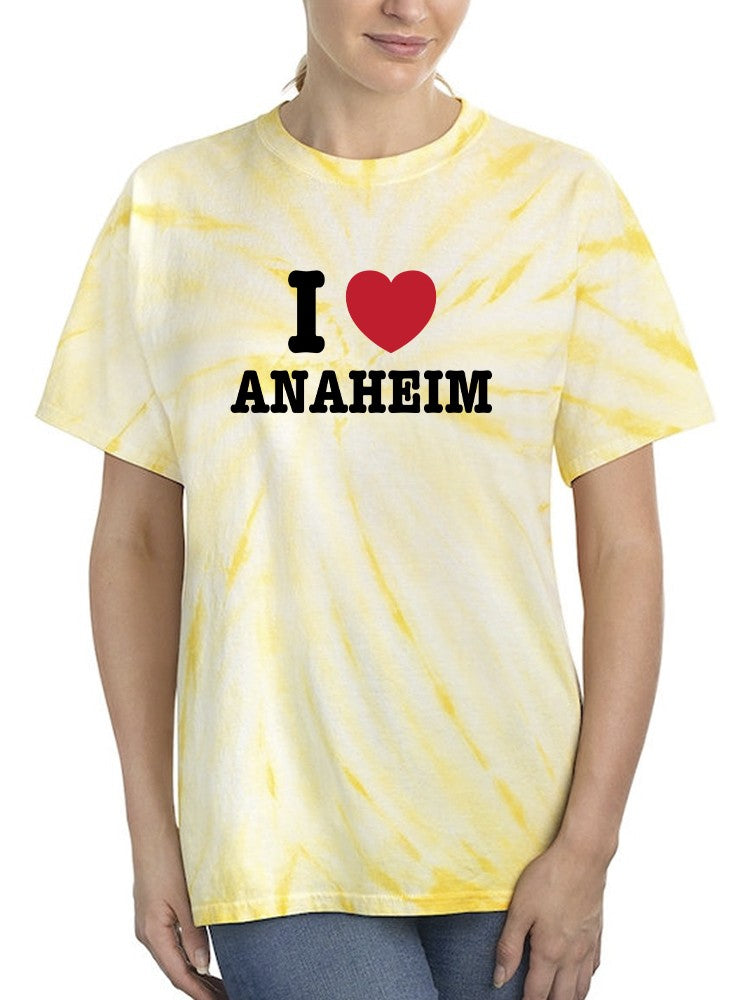 I Love Anaheim Tie-Dye Cyclone -SmartPrintsInk Designs