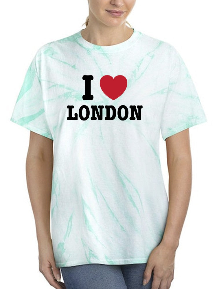 I Love London Tie-Dye Cyclone -SmartPrintsInk Designs
