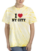 I Love Ny City Tie-Dye Spiral Women's -SmartPrintsInk Designs