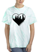 I Love Philadelphia. Tie-Dye Cyclone -SmartPrintsInk Designs