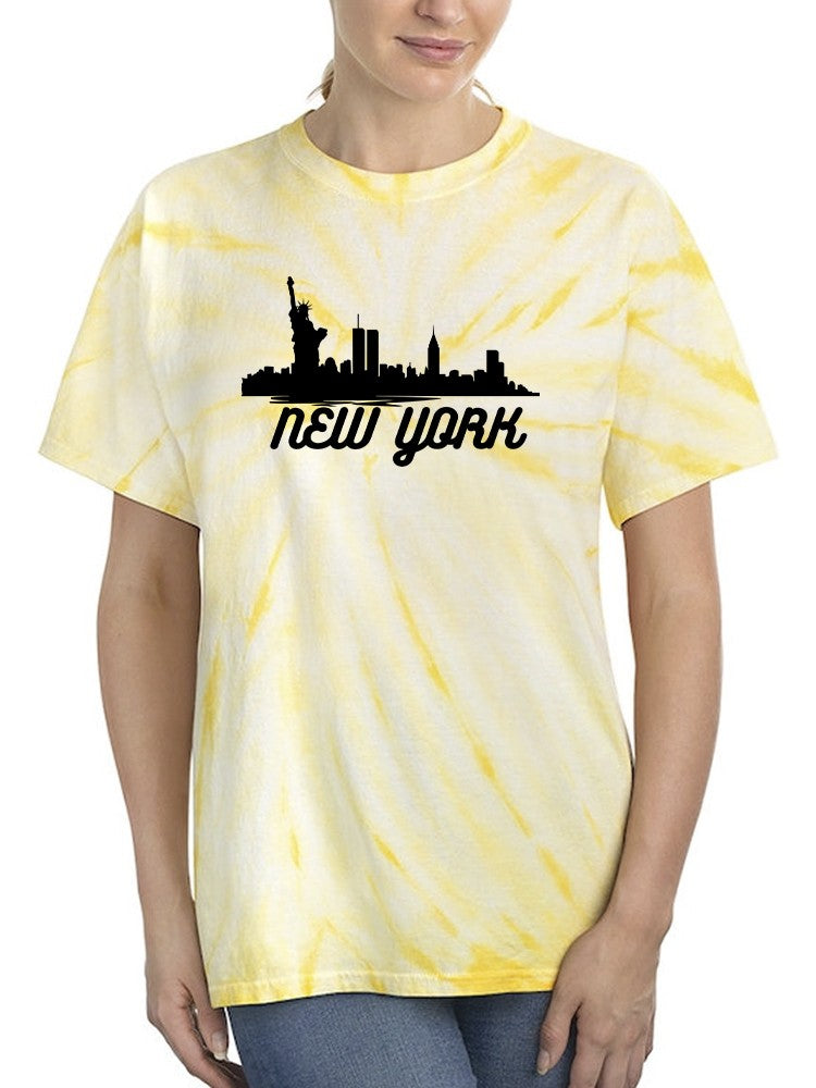 New York Landscape Tie-Dye Cyclone -SmartPrintsInk Designs