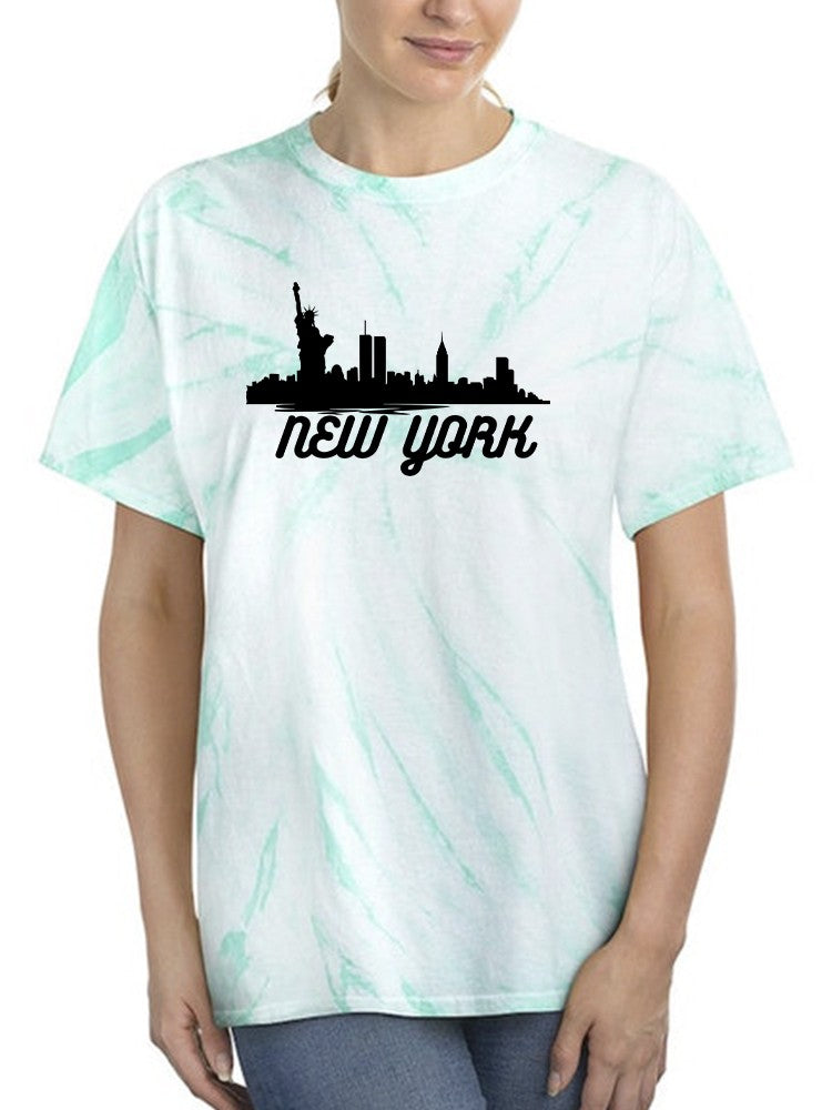 New York Landscape Tie-Dye Cyclone -SmartPrintsInk Designs