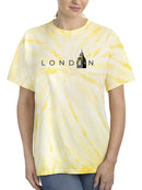 London Clock Tie-Dye Cyclone -SmartPrintsInk Designs