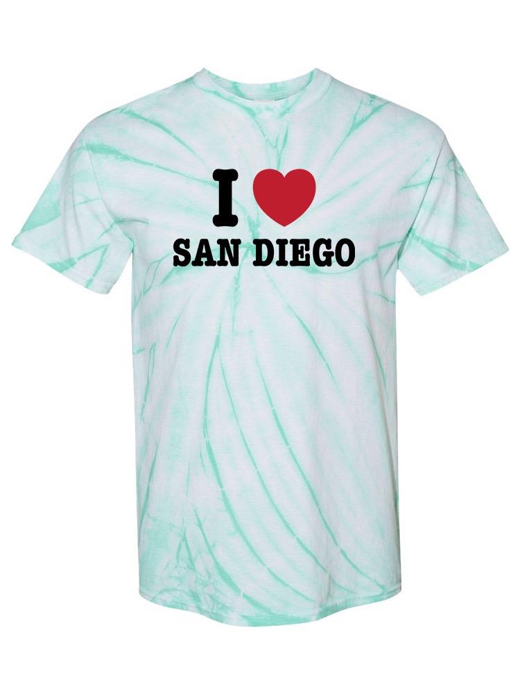 I Love San Diego. Tie-Dye Cyclone -SmartPrintsInk Designs