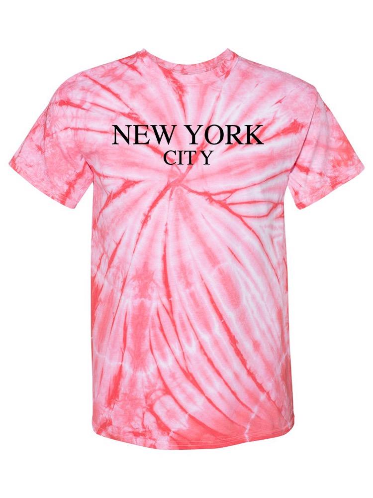 New York City Text Tie-Dye Cyclone -SmartPrintsInk Designs