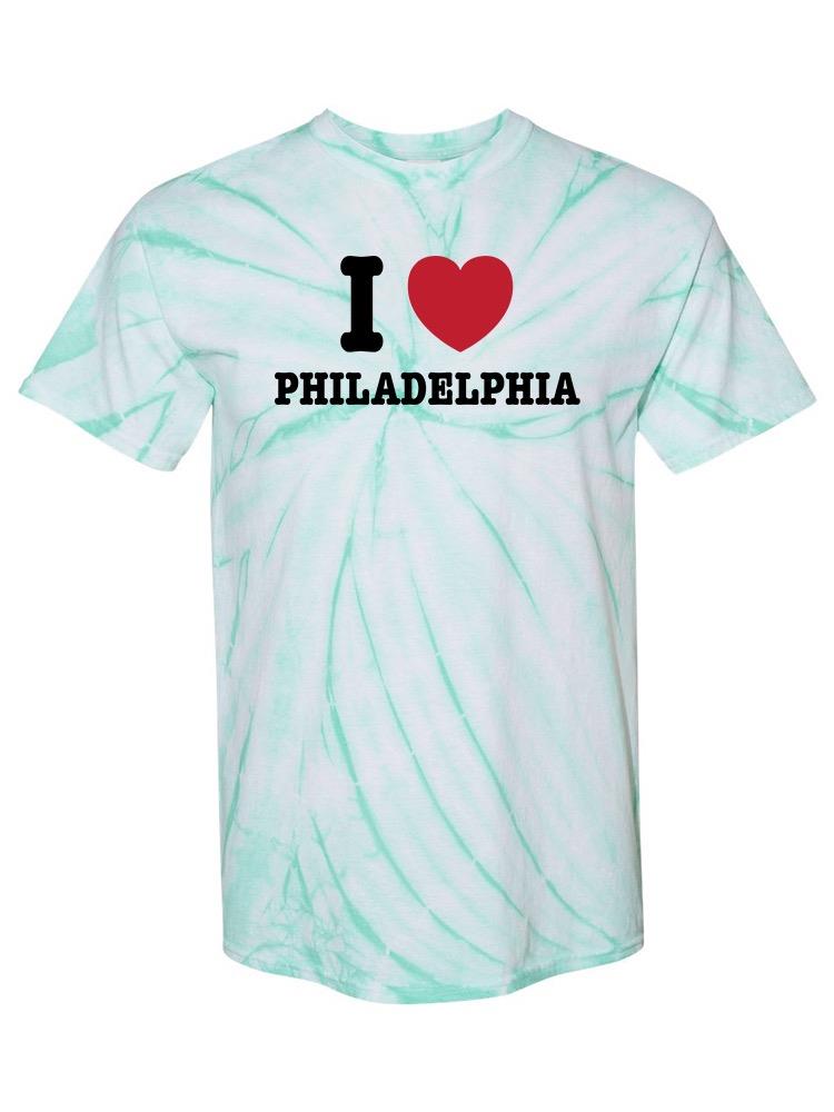 I Love Philadelphia! Tie-Dye Cyclone -SmartPrintsInk Designs