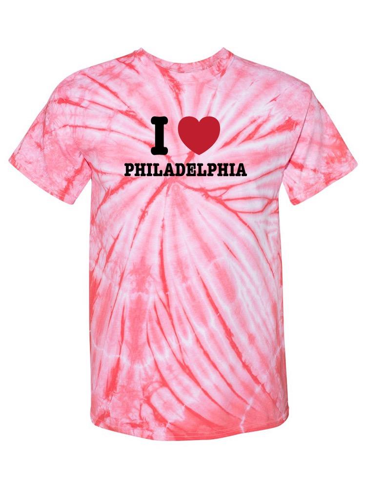 I Love Philadelphia! Tie-Dye Cyclone -SmartPrintsInk Designs