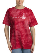 London And Clock Tie-Dye Crystal -SmartPrintsInk Designs