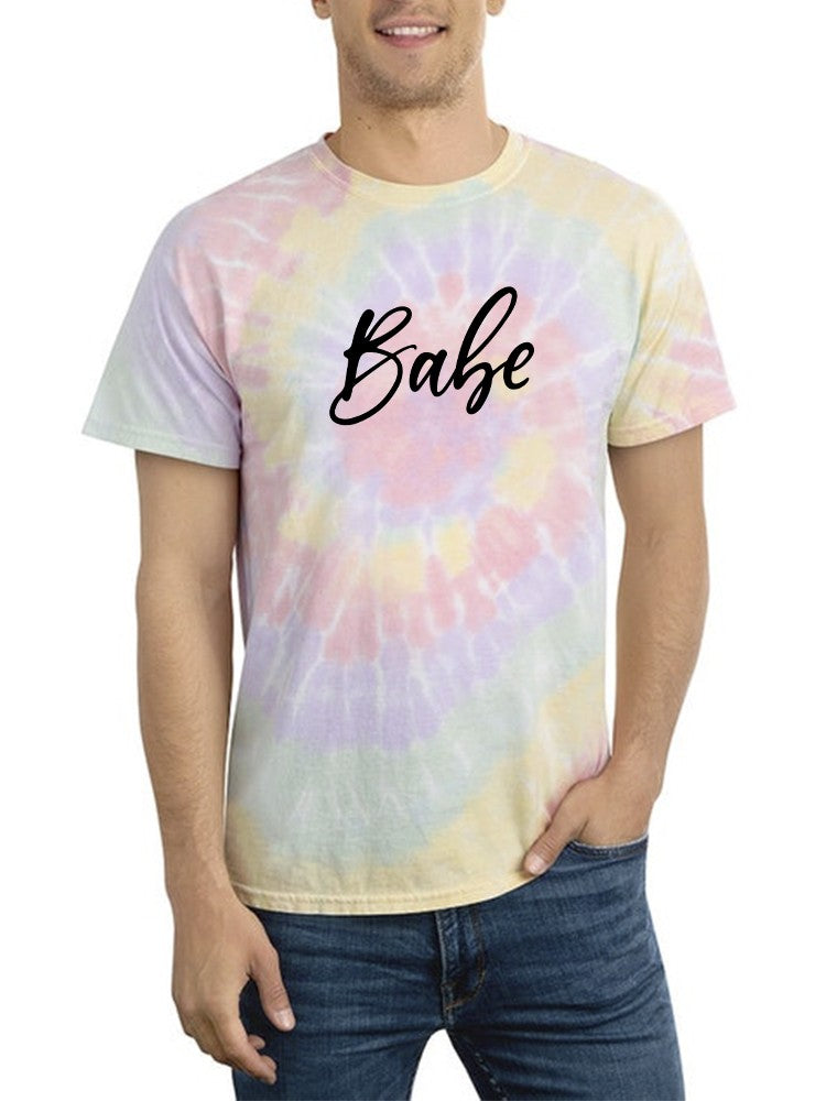 Babe Text T-shirt -SmartPrintsInk Designs