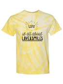 Life Is About Smiles T-shirt -SmartPrintsInk Designs
