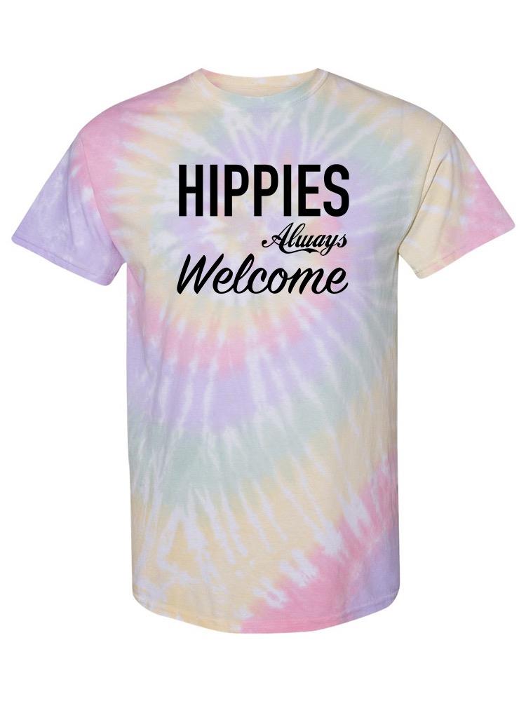 Hippies Welcome T-shirt -SmartPrintsInk Designs