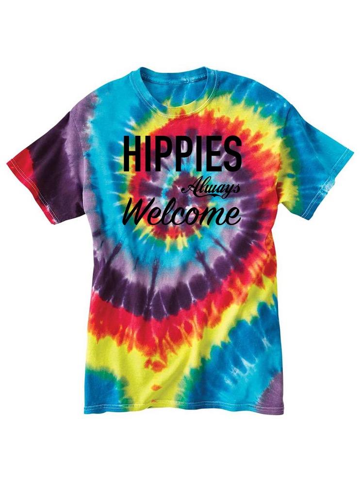 Hippies Welcome T-shirt -SmartPrintsInk Designs
