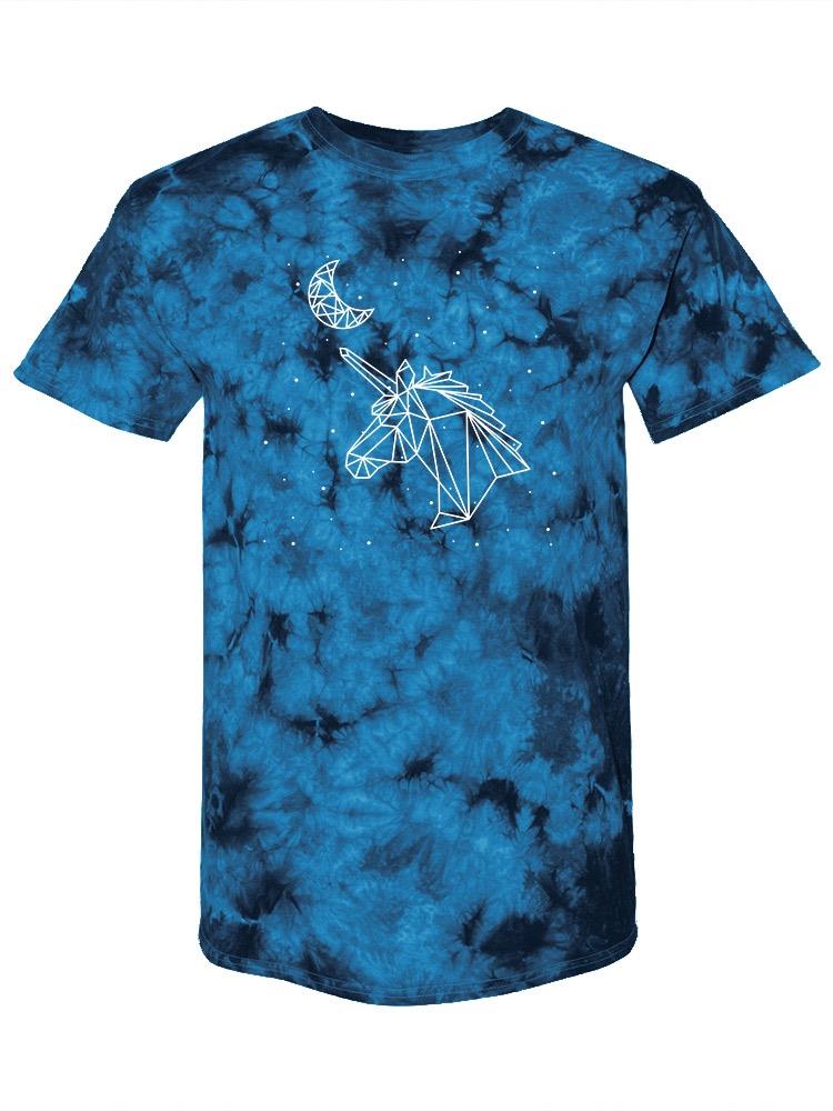 Unicorn And Half Moon T-shirt -SmartPrintsInk Designs