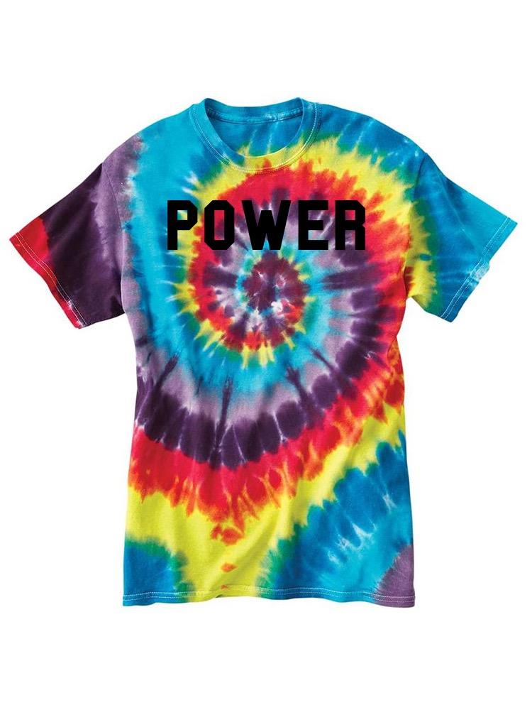 The Power Text T-shirt -SmartPrintsInk Designs