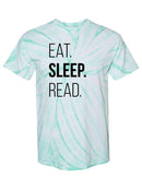 Eat Sleep And Read T-shirt -SmartPrintsInk Designs