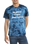 My Brain Is Song Lyrics T-shirt -SmartPrintsInk Designs