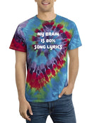 My Brain Is Song Lyrics T-shirt -SmartPrintsInk Designs