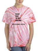 Don't Read The Next Quote T-shirt -SmartPrintsInk Designs