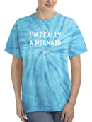 Really A Mermaid! T-shirt -SmartPrintsInk Designs