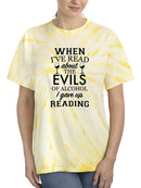 Evils Of Alcohol Quote T-shirt -SmartPrintsInk Designs