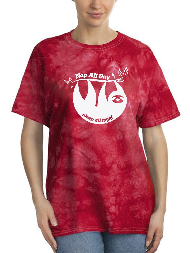 Nap All Day Sloth T-shirt -SmartPrintsInk Designs