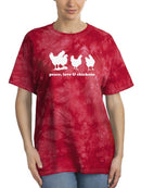 Peace Love And Chickens T-shirt -SmartPrintsInk Designs