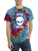 Stay Chill Alien T-shirt -SmartPrintsInk Designs