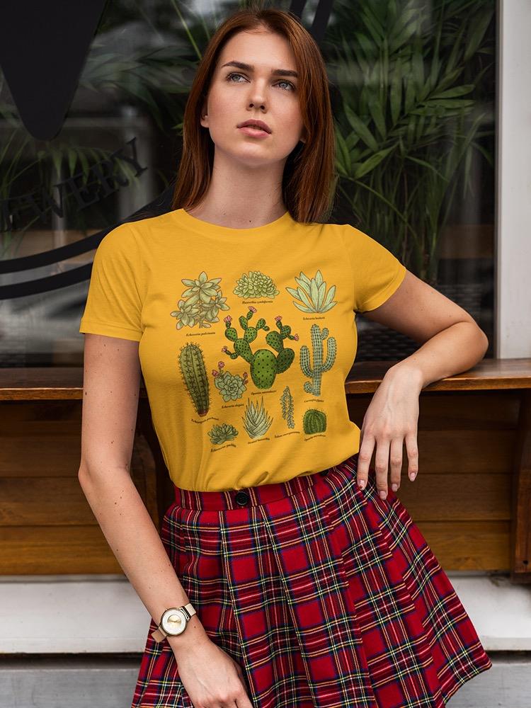 Plants And Cacti T-shirt -SmartPrintsInk Designs