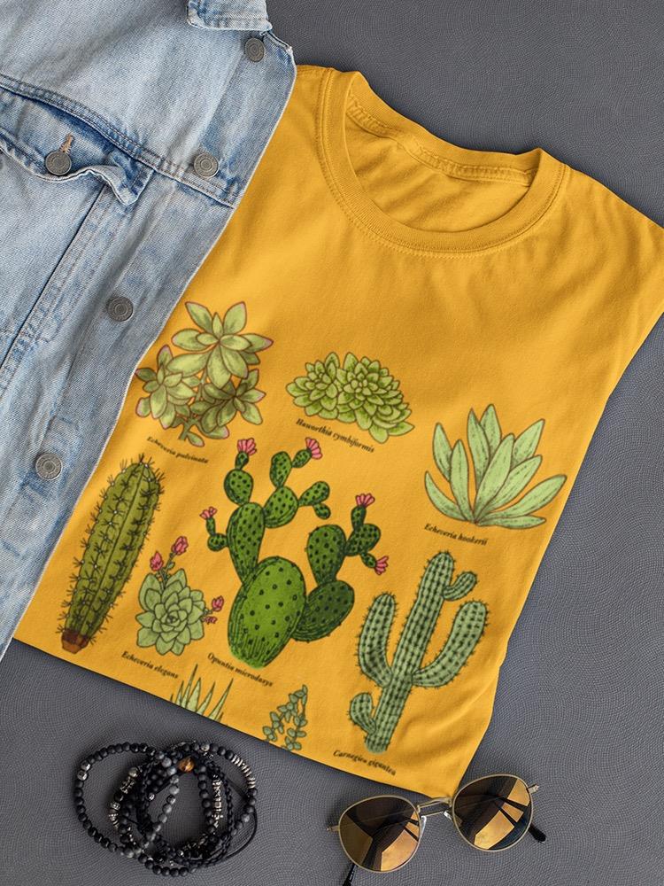 Plants And Cacti T-shirt -SmartPrintsInk Designs