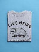 Live Weird Quote T-shirt -SmartPrintsInk Designs