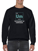 The Element Of Confusion Sweatshirt -SmartPrintsInk Designs