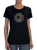 Colorful Yin And Yang T-shirt -SmartPrintsInk Designs