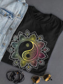 Colorful Yin And Yang T-shirt -SmartPrintsInk Designs