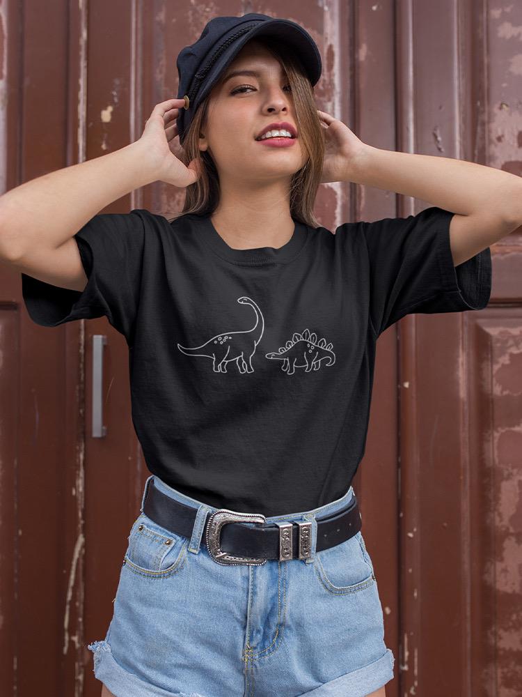 Dute Dinosaurs T-shirt -SmartPrintsInk Designs