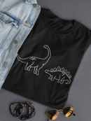 Dute Dinosaurs T-shirt -SmartPrintsInk Designs