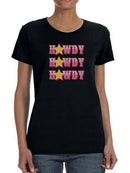 Howdy T-shirt -SmartPrintsInk Designs