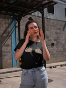 Pumpkins And Bones T-shirt -SmartPrintsInk Designs