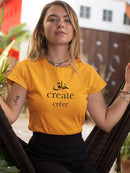 Create, Languages T-shirt -SmartPrintsInk Designs