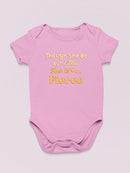 Little But Fierce Quote Bodysuit Baby's -SmartPrintsInk Designs
