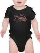 Twinkle Twinkle Quote Bodysuit Baby's -SmartPrintsInk Designs
